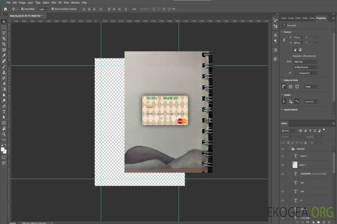 Italie Intesa Sanpaolo mastercard photolook recto template Italie Intesa Sanpaolo mastercard photolook recto template